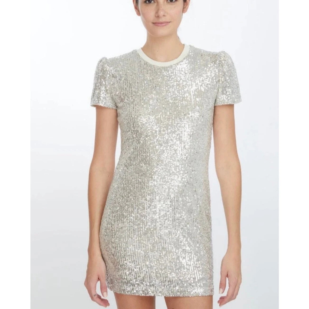 Generation Love Blue Sequin Mini Dress Size L